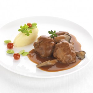 Plat - Fondant de porc sauce porto et pleurotes - 10 personnes