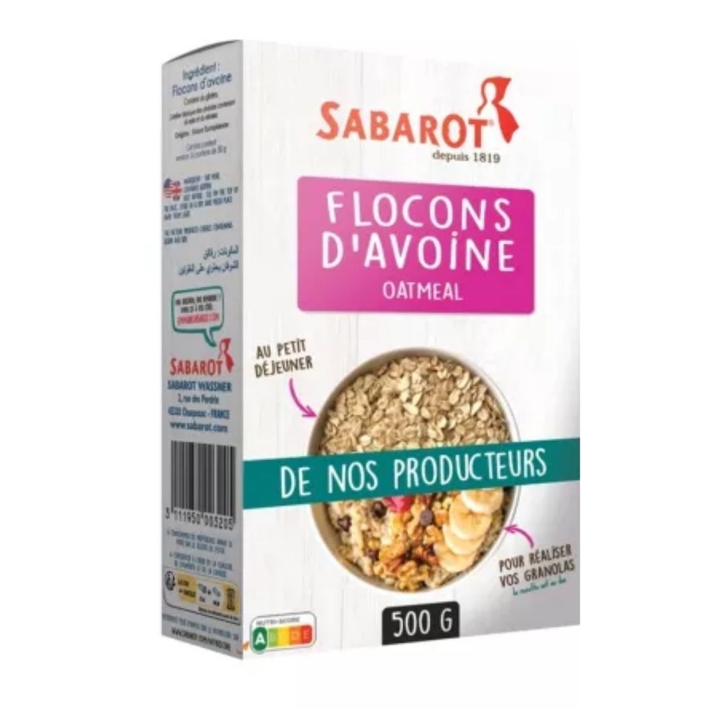 Flocon d'avoine - 500G