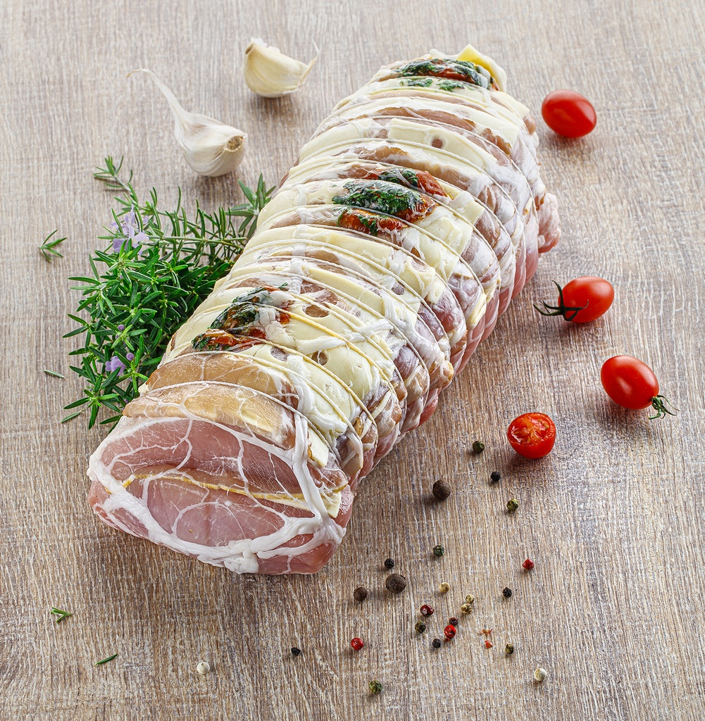 Rôti de porc façon Orloff - env 2 KG