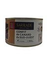 Cuisses de canard confite x 4 -Sud Ouest - 1,350 KG