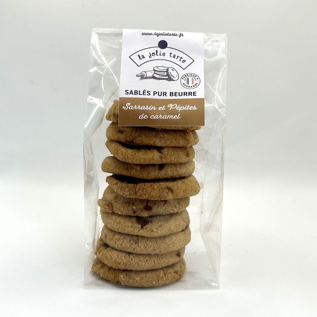 Sablé sarrasin pépites de caramel - 125G 