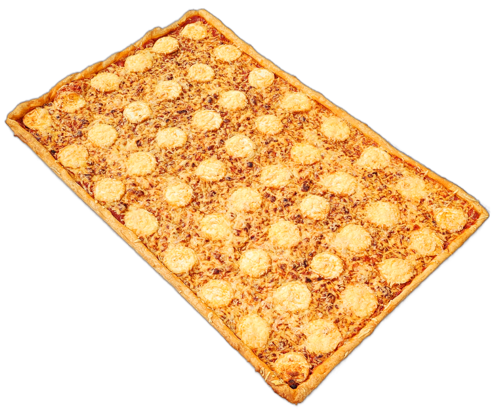 Pizza Chèvre apéritive à découper - Végé - jusqu'à 96 parts   