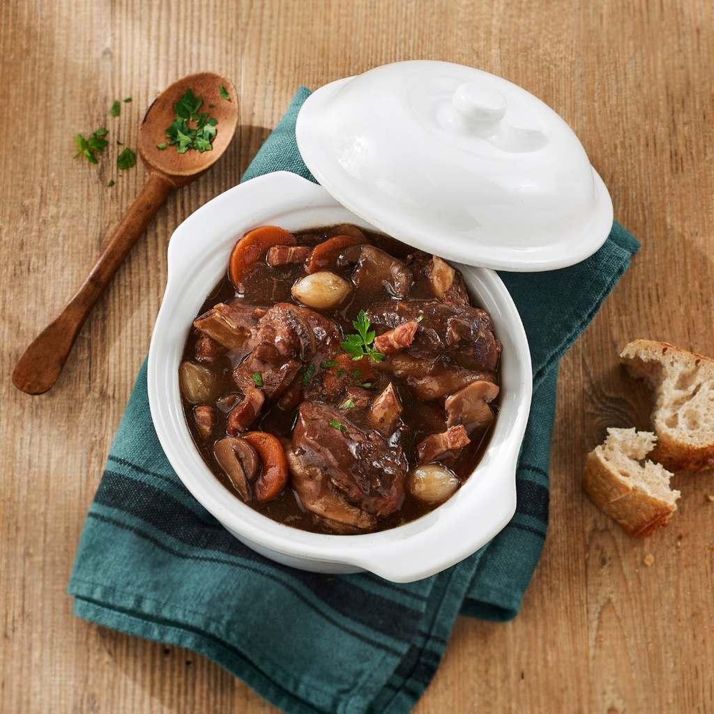 Plat - Coq au vin - 8 personnes