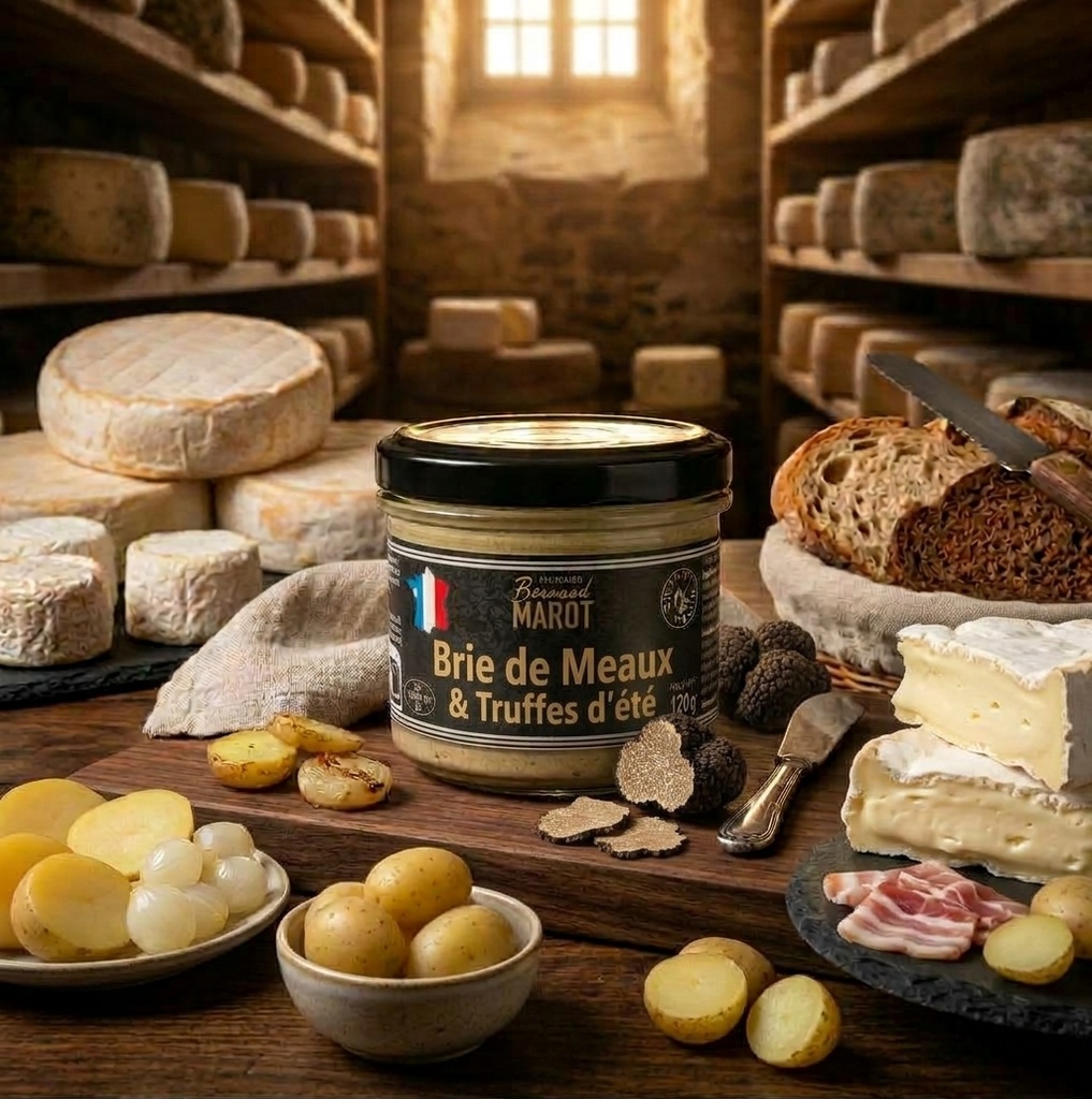 Crème fromagère - Brie de Meaux à la truffe d'été - 120 G