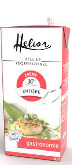 Crème liquide UHT 30% Hélior - 1 L