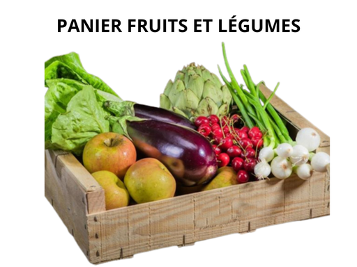 Panier fruit et légumes