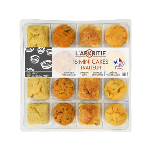 16 mini cakes - 240 G