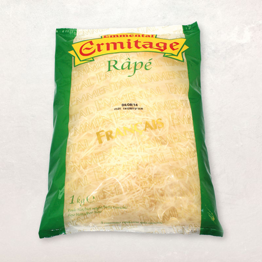 Emmental râpé Francais   Sachet de  1 KG
