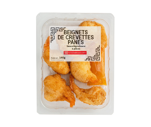 Beignet de crevette pané sauce aigre douce- 140 G