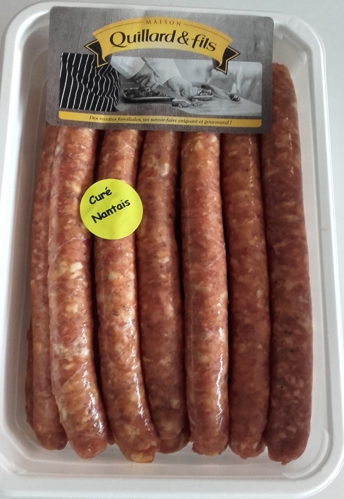 Chipolatas au curé nantais et pomme de terre x 20 - env. 1.8 KG