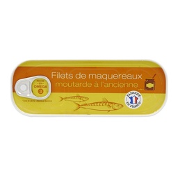 [15018] Filets de maquereaux à la moutarde - 169 G