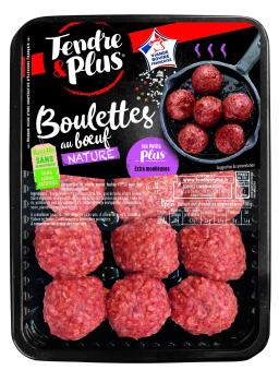 Boulette de bœuf Nature x15 - 375G