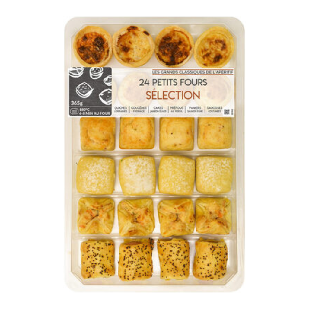 Plateau de 24 petits fours sélection