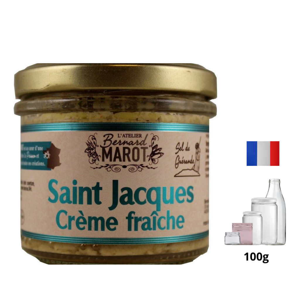 Tartinade Saint Jacques crème fraîche - 100G
