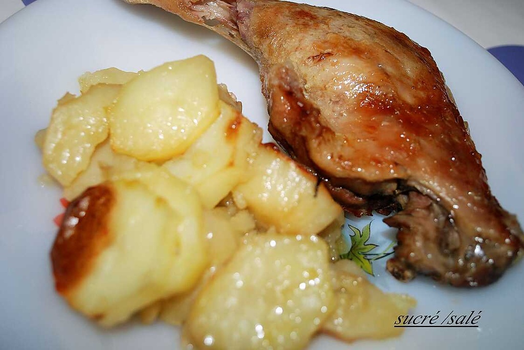 Menu du Clos - 6 Cuisses de canards Confites + 2 KG de Gratin dauphinois
