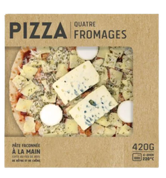 Pizza 4 fromages - 420 G