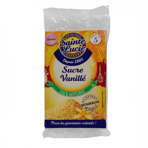 Sucre vanillé 5x 7.5g - Sainte Lucie