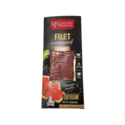 Filet de canard fumé tranché - 90 G