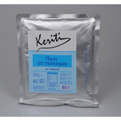 Morceaux de thon au naturel - 1KG