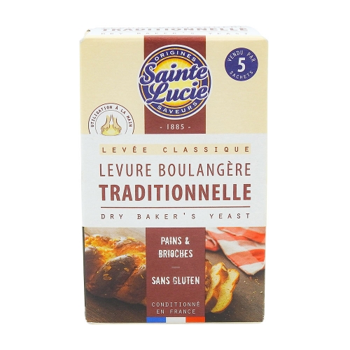 Levure boulangère traditionnelle 5 sachets - 200G