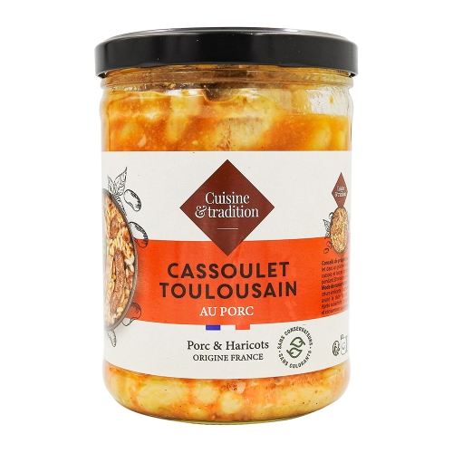  Promo - Cassoulet toulousain au porc - 750g