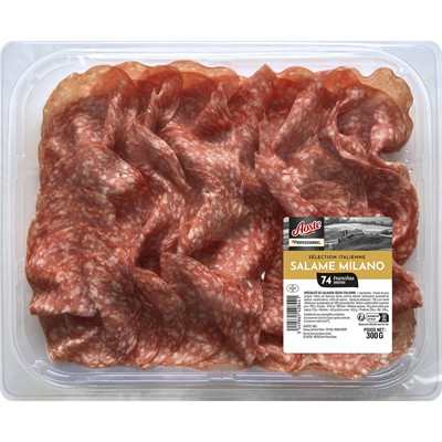 Plateau de  Chiffonnade Salame Milano x 74 tranches 300gr 