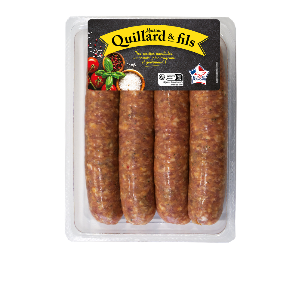 Saucisses savoyardes au Reblochon - env. 1.750 KG 